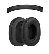 Steelseries Arctis 1 Uyumlu Deri Kulaklık Pedi ve Deri Kafa Koruma Bandı (Siyah)