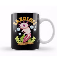 Cute & Funny Saxolotl Adorable Sax Playing Axolotl Kupa Bardak Porselen