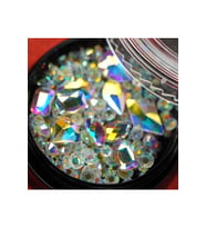 EDA LUXURY BEAUTY Renkli Lüks 3d Kristal Taş Gem Parlak Dekorasyon Makyaj Crystal Rhinestones Nail Art Tırnak Süsleme E018