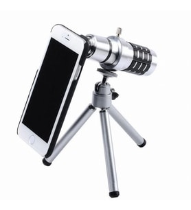 İPhone5,5S,İPhone4.4S Için Alüminyum 14X Optik Zoom Yakından Görüntü Çekme Dürbün ( Lisinya )