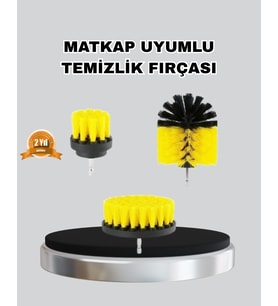 3 Parça Matkap Fırça Temizlik Seti – Her Yüzey İçin Güçlü ve Pratik Çözüm