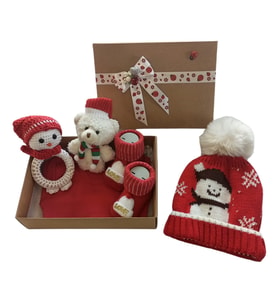 Hoşgeldin Bebek, Unisex, Noel, Yılbaşı, Yeniyıl bebekleri, Yenidoğan Bebek Hediye Seti