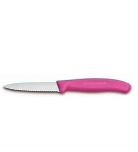 Victorinox SwissClassic 8cm Soyma Bıçağı Pembe 6.7636.L115