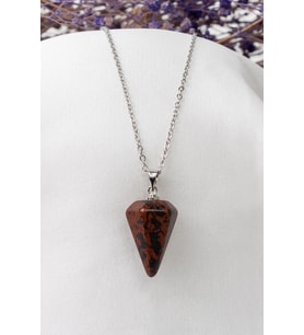 Obsidyen Taşı Kolye