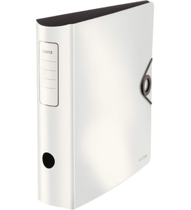 Leitz 180° Active Solid Geniş Klasör, Beyaz, A4, 82 Mm Genişliğinde Yuvarlak Sırt, Elastik Bantlı, H