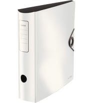 Leitz 180° Active Solid Geniş Klasör, Beyaz, A4, 82 Mm Genişliğinde Yuvarlak Sırt, Elastik Bantlı, H