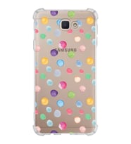 PrintiFy Samsung Galaxy J7 Prime Uyumlu Water Color 6 Baskılı Şeffaf Köşe Korumalı Antişok Kılıf