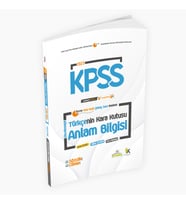 KPSS Türkçenin Kara Kutusu ANLAM BİLGİSİ (Sözcük-Cümle) D.Çözümlü Konu Özetli So