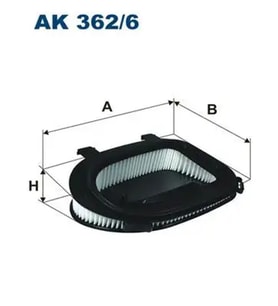 FILTRON AK3626 Hava Filtresi 13717811026