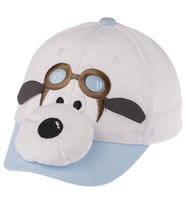 Erkek Çocuk 3 Boyutlu Köpekcik Şapka (1-3 Yaş) (Mavi)