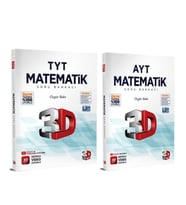 3D TYT ve AYT Matematik Seti 2 Kitap