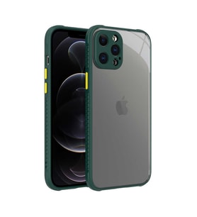 Lexroo iPhone 12 Pro Max Kılıf Kaff Kılıf - Koyu Yeşil