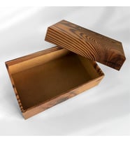 10x16,5x5,5 cm Kapaklı Hediye Kutusu – Ahşap Görünümlü Şık Tasarım
