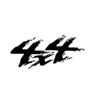 4x4 Off Road Stickeri Siyah 21x9cm