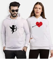 Tshirthane Cupid Heart Sevgili Kombinleri Kapüşonlu Kombini (Tek Ürün Fiyatıdır.)