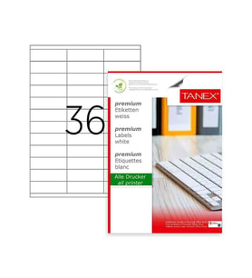 Tanex Lazer Etiket 70x23 cm