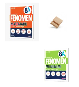 Fenomen LGS 8. Sınıf 2027 A Serisi Matematik ve Fen Bilimleri Soru Bankası + Telefon Standı