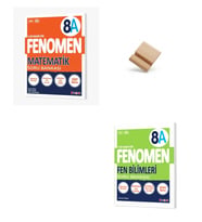 Fenomen LGS 8. Sınıf 2027 A Serisi Matematik ve Fen Bilimleri Soru Bankası + Telefon Standı