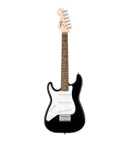 Squier 0370123506 Mini Stratocaster Solak Elektro Gitar (Siyah)  Solak Çalım İçin Kompakt Gövde ve Standart Strat Sesi
