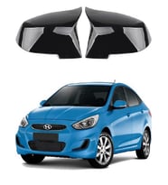 Hyundai Accent Blue Araca Özel Batman Yarasa Ayna Kapağı Pianoblack