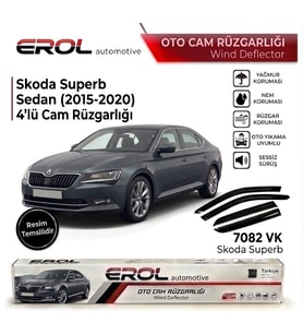 SKODA SUPERB (2015-2020>) 4'LÜ SEDAN CAM RÜZGARLIĞI