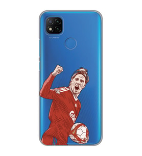 Redmi 9C / Redmi 10A Uyumlu Fernando Torres Desenli Şeffaf Telefon Kılıfı