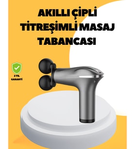 Şarjlı 4 Başlıklı Titreşimli Masaj Aleti Derin Kas Masajı Sporcu Destekli - Lisinya