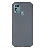 Newface İnfinix Hot 10 Play Kılıf Nano içi Kadife Silikon - Gri
