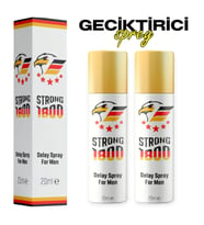 2 KUTU STRONG 18000 Yüksek Kalite Erkek Geçiktiriçi Sprey Seti - Made İn Germany - Premium Kalite