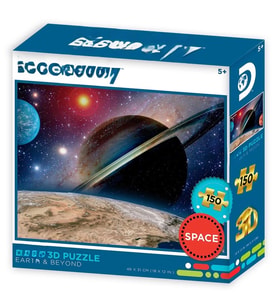 3D Dünya ve Ötesi Puzzle 150 Parça