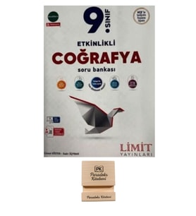 Limit 9. Sınıf Coğrafya Maarif Soru Bankası ve Telefon Standı
