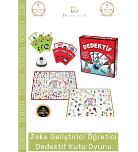 #KutuOyunu Eğitici Zeka Geliştirici Dikkat Geliştiren Hızlı Kartlı Etkinlik Dedektif Kutu Oyunu