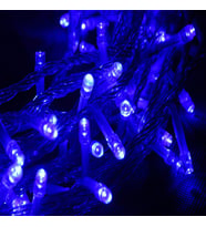 PROFESYONEL IP44 DIŞ MEKAN IŞIĞI 10 METRE MAVİ LED IŞIK SU GEÇİRMEZ SABİT YANAR 100 LEDLİ EKLEMELİ