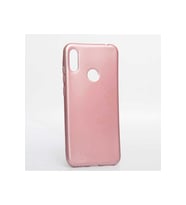 Huawei Honor 8A Uyumlu Kılıf Zore Premier Silikon Kapak (Rose Gold Altın)