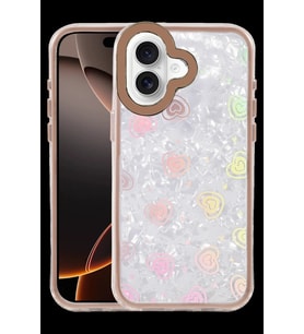 Pilelistore   Apple iPhone 16 Lumi Desenli Kapak - Çöl Titanyum