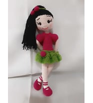 Vişne Bebek Amigurumi Organik Oyuncak