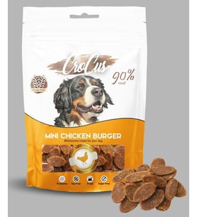 Crocus Mını Tavuk Burger Tahılsız Köpek Ödülü 80 Gr