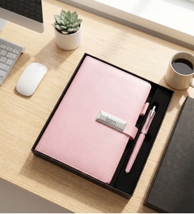 Özel Premium Kutulu Defter Kalem Seti