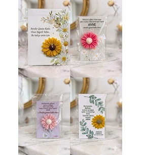Mumelia Candles Zarif Papatya - Doğal Soya Hediyelik Mum - 15 Adet
