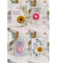 Mumelia Candles Zarif Papatya - Doğal Soya Hediyelik Mum - 15 Adet