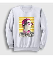 Presmono Unisex Beyaz Cool ASAP Rocky Sweatshirt 152989tt