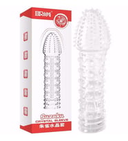 FH Suzaku Uç Kısmı Tırtıklı Gövdesi Kabartmalı Penis Kılıfı