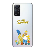 Redmi Note 12 Pro 4G Uyumlu Simpsonlar Tasarımlı Şeffaf Telefon Kılıfı