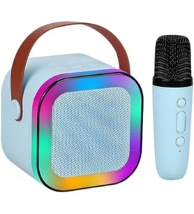 Bluetoothlu Karaoke Seti Tek Mikrofonlu