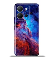 Vivo Y36 Kapak HD Renkli Dizayn Silikon Kılıf - Light Year