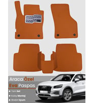 AUDİ Q2 (2020-2024) Uyumlu EVA Paspas Tam Set–Araca Özel,Su Geçirmez,Hızlı ve Kolay Montaj