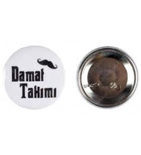 10 Adet Damat Tarafı Rozet-