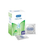 Durex Naturals 20'lı Doğal Kayganlaştırıcılı İnce Prezervatif