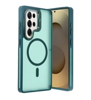Joko Galaxy S25 Ultra Flet Lens Magsafe Kapak - Koyu Yeşil