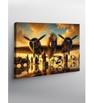 Kanvas Tablo Steampunk Uçak Macerası YTCNVS501139, 100 x 140